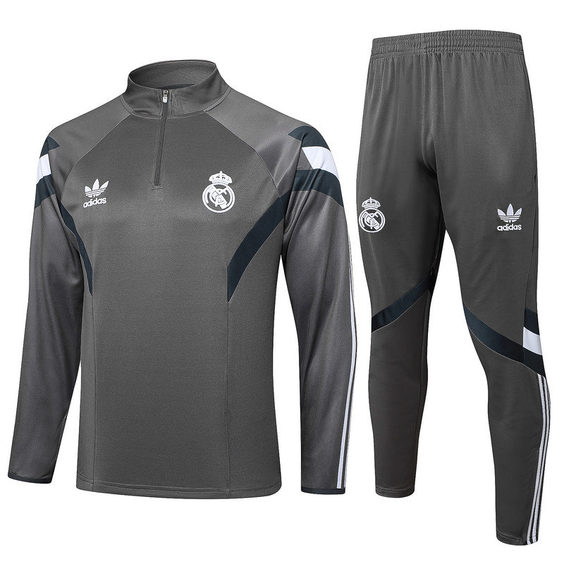 Real Madrid Adidas Grey Trainingsanzug