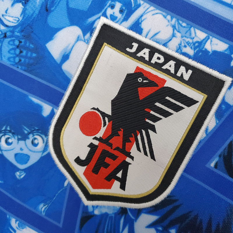 Japan Anime Wall Blue