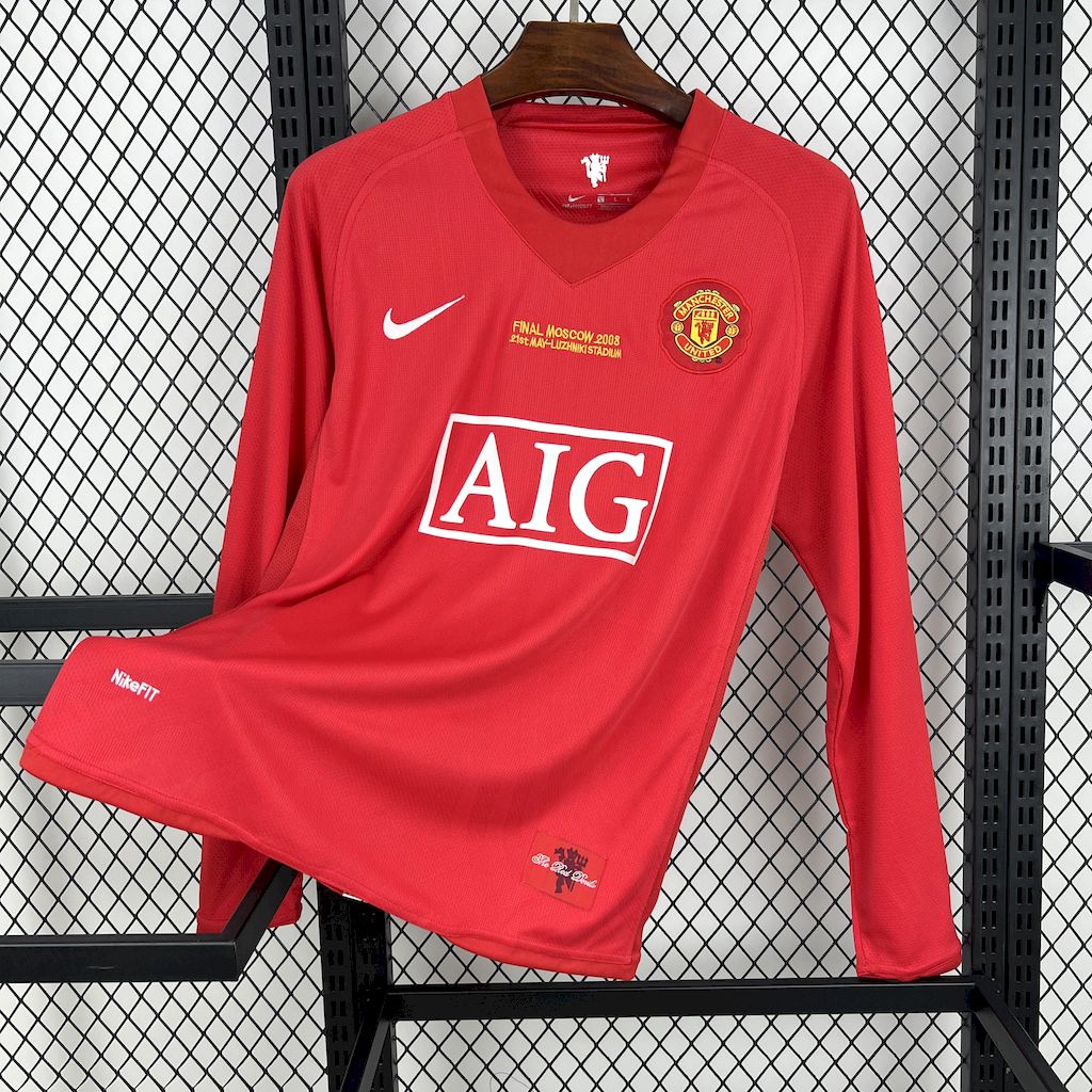 Manchester United 2007/08 HOME Long Sleeve